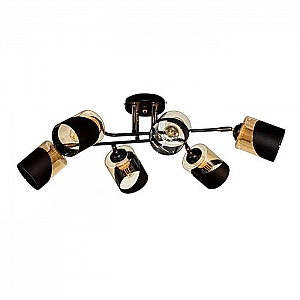 Светильник Айтин-Про НПБ 02-6*60-101 XA1564B/6 черный/золото