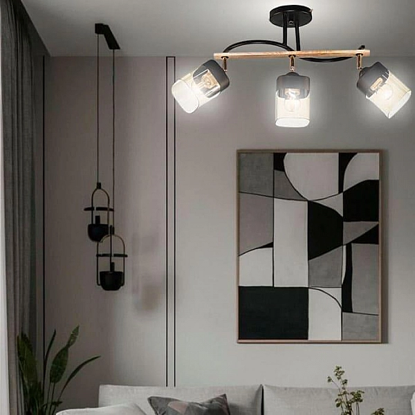 Светильник Айтин-Про НПБ 02-3*60-101 XA1644B/3 черный/золото