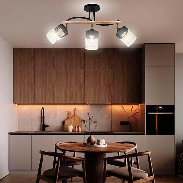 Светильник Айтин-Про НПБ 02-3*60-101 XA1644B/3 черный/золото