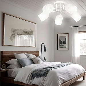 Светильник Айтин-Про НПБ 02-5*60-101 6225/5 белый. Изображение - 1