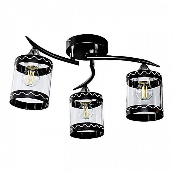 Светильник Айтин-Про НПБ 02-3*60-101 6268/3 черный/хром