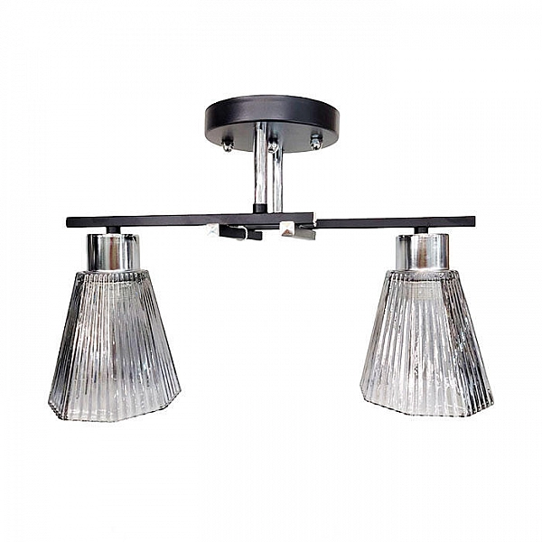Светильник Айтин-Про НПБ 02-2*60-101 6289/2 черный/хром