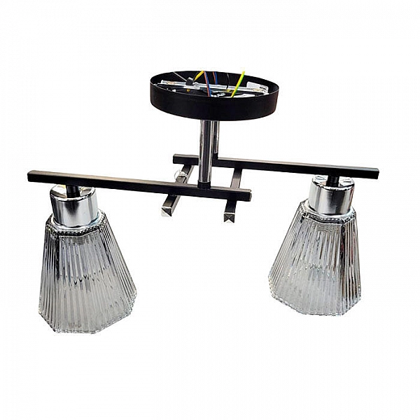 Светильник Айтин-Про НПБ 02-2*60-101 6289/2 черный/хром