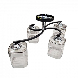 Светильник Айтин-Про НПБ 02-4*60-101 6299/4 черный/хром. Изображение - 1