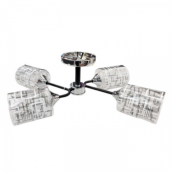 Светильник Айтин-Про НПБ 02-4*60-105 6262/4 хром/черный