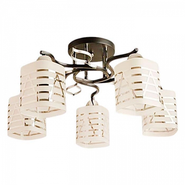 Светильник Айтин-Про НПБ 02-5*60-101 8239/5 черный/хром