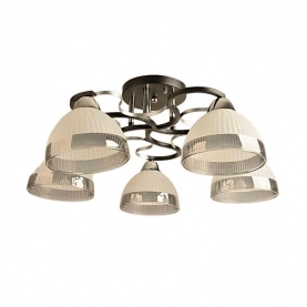 Светильник Айтин-Про НПБ 02-5*60-101 8258/5 черный/хром