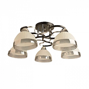 Светильник Айтин-Про НПБ 02-5*60-101 8258/5 черный/хром