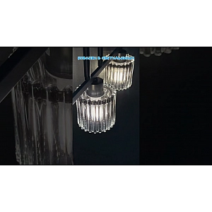 Светильник Айтин-Про НПБ 02-5*60-101 8258/5 черный/хром. Изображение - 1