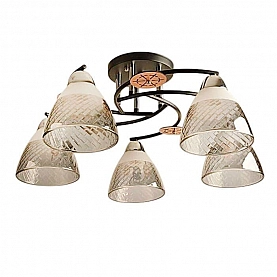 Светильник Айтин-Про НПБ 02-5*60-101 8245/5 черный/хром