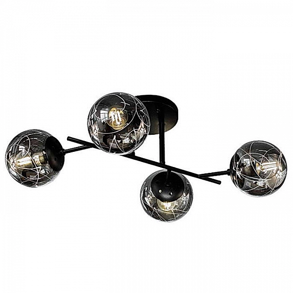 Светильник Айтин-Про НПБ 02-4*40-101 8453/4 черный