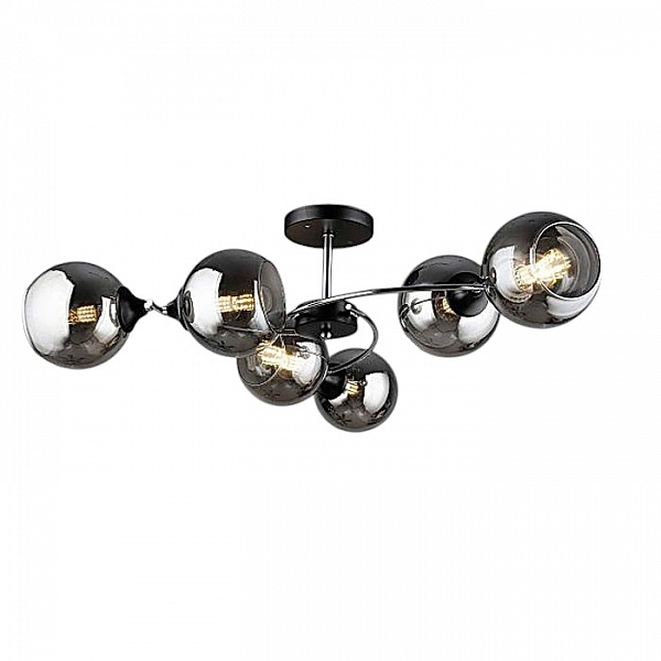 Светильник Айтин-Про НПБ 02-6*60-101 K2288/6 черный/хром