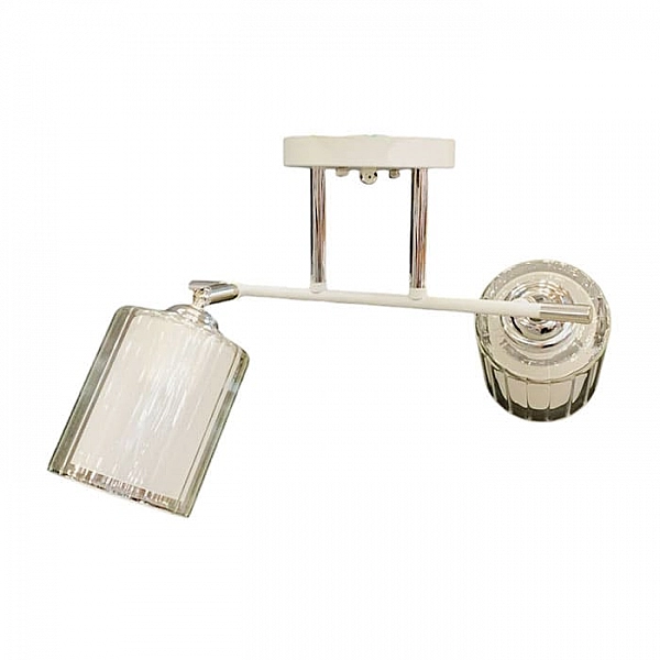 Светильник Айтин-Про НПБ 02-2*60-101 N6407/2 белый/хром