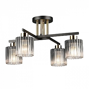 Светильник Айтин-Про НПБ 02-4*60-101 N6787/4 черный/медь