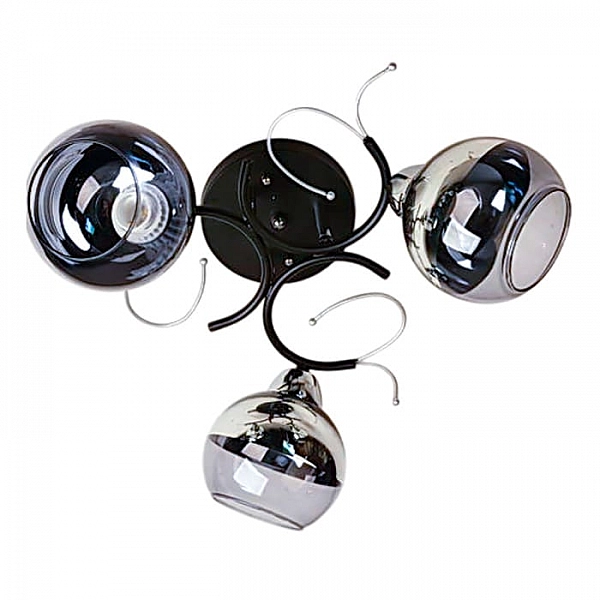 Светильник Айтин-Про НПБ 02-3*60-101 8408/3 черный/хром