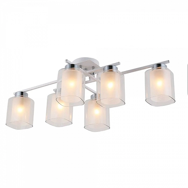 Светильник Айтин-Про НПБ 02-6*40-101 74402/6 хром/белый