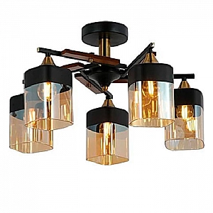 Светильник Айтин-Про НПБ 02-5*60-105 RH8185/5 черный/золото