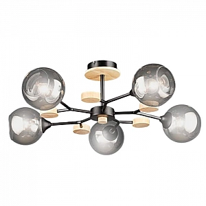 Светильник Айтин-Про НПБ 02-5*60-105 N6780/5 черный/дерево