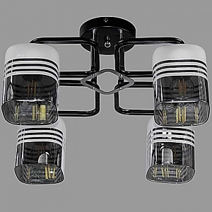 Светильник Айтин-Про НПБ 02-4*60-101 2720/4 хром/черный. Изображение - 1