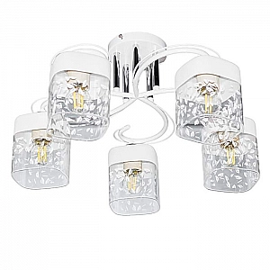 Светильник Айтин-Про НПБ 02-5*60-101 XA1520B/5 белый/хром