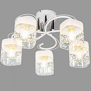 Светильник Айтин-Про НПБ 02-5*60-101 XA1520B/5 белый/хром. Изображение - 1