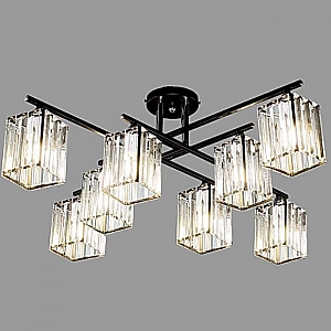 Светильник Айтин-Про НПБ 02-8*60-101 96526/8 черный/хром. Изображение - 1