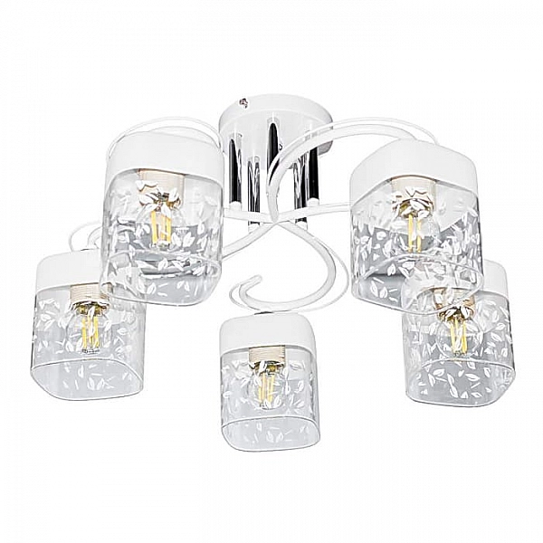 Светильник Айтин-Про НПБ 02-2*60-101 XA1520B/2 белый/хром