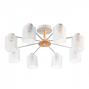 Светильник Айтин-Про НПБ 02-8*40-105 07547/8 белый/дерево