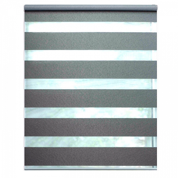 Рулонная штора Lm Decor Сити ДН LB 60-03 52*160 см графитовый серый