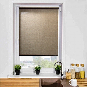 Рулонная штора Lm Decor Камелия LM 49-03 43*160 см серо-песочный. Изображение - 3