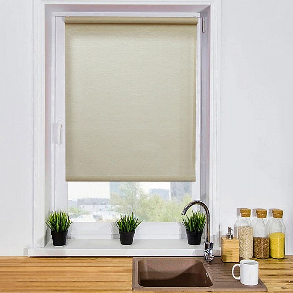 Рулонная штора Lm Decor Венеция LM 47-01 85*160 см бежевый