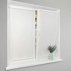 Рулонная штора Lm Decor Гранж LM 46-01 61*160 см белый. Изображение - 4