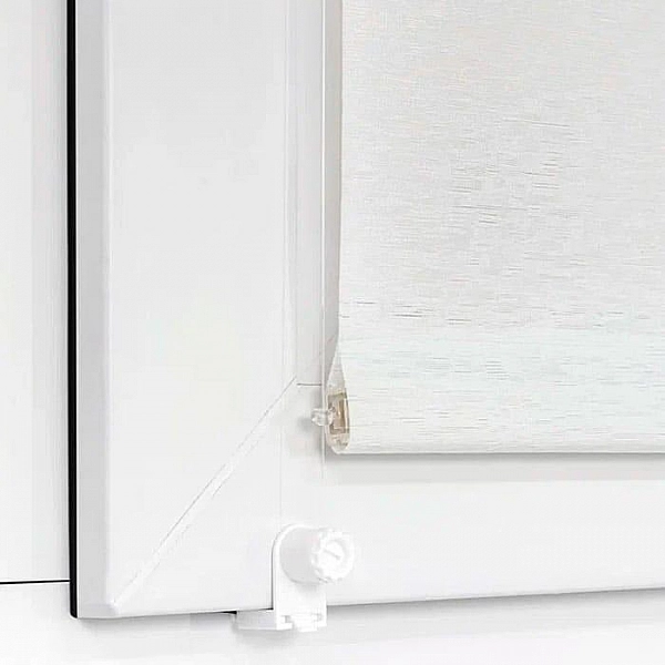 Рулонная штора Lm Decor Гранж LM 46-01 43*160 см белый