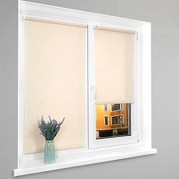 Рулонная штора Lm Decor Бэлла LM 65-03 85*160 см золотисто-белый