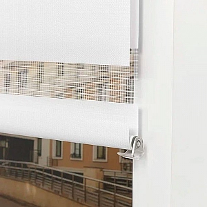 Рулонная штора Lm Decor Визави ДН LB 11-13  38*160 см белый. Изображение - 5