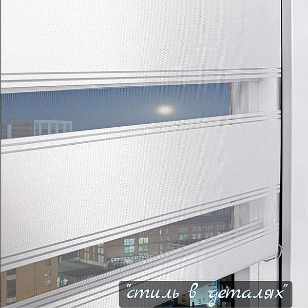 Рулонная штора Sundays Home Лайнс ДН 90*160 см белый