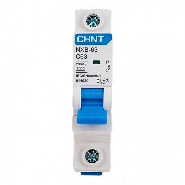 Автоматический выключатель Chint 814020 NXB-63 1P 63A 6кА C