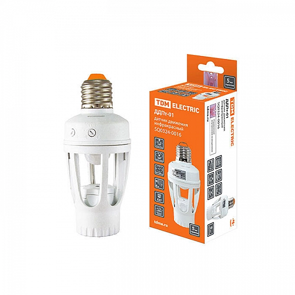 Датчик движения TDM Electric ДДПт-01 SQ0324-0016 в патрон