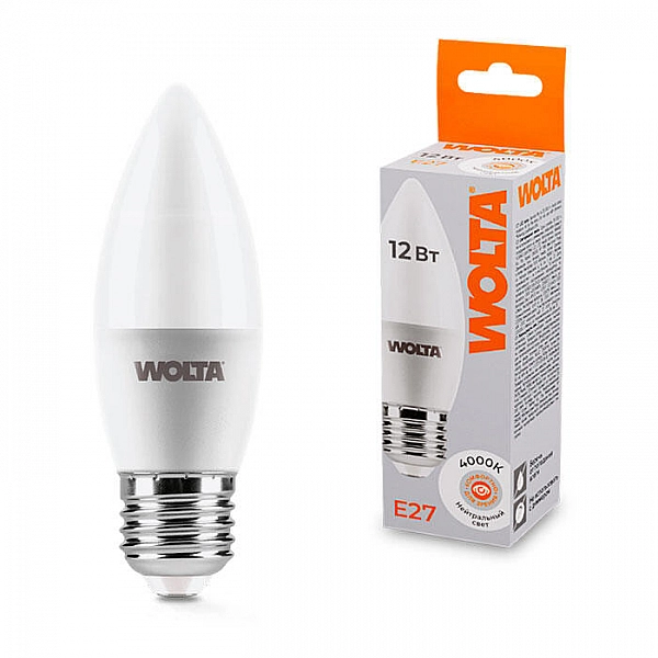 Лампа светодиодная Wolta 25SC12E27 12Вт 4000К E27