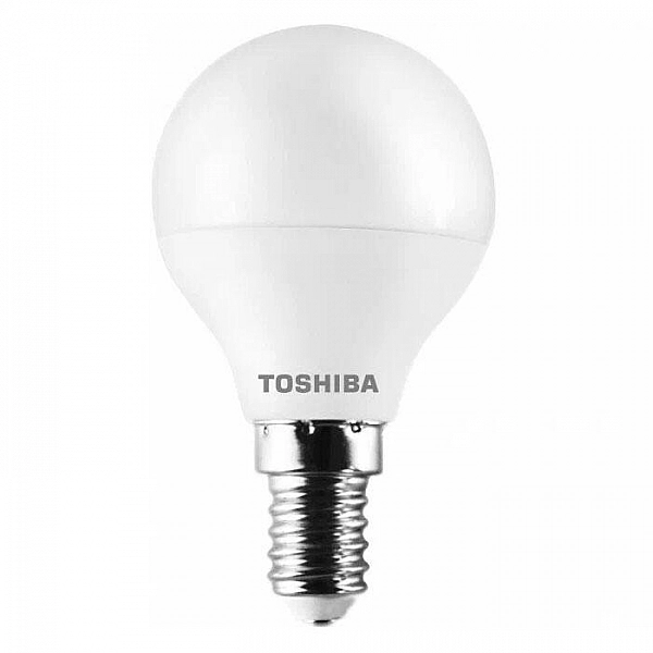 Лампа светодиодная Toshiba Golf G45 7W 4000K CRI80 ND E14 60W