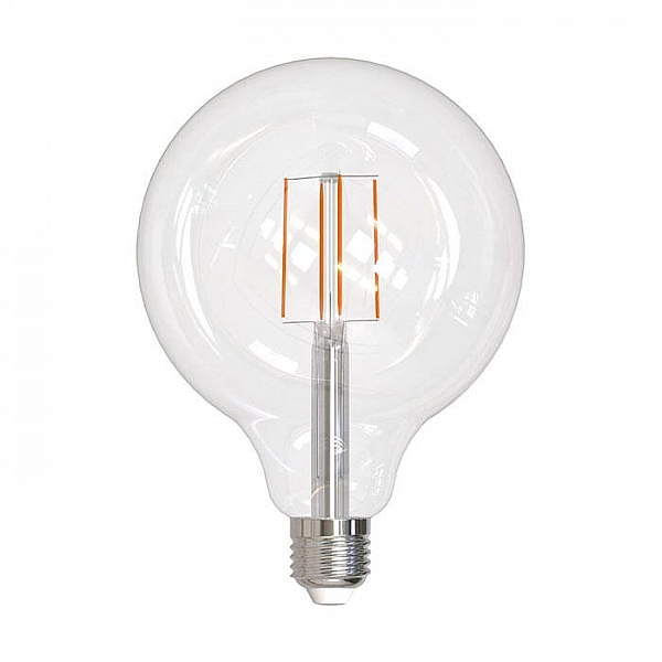 Лампа светодиодная Volpe UL-00009240 LED-G125-8W/4000K/E27/CL/SLF шар прозрачная