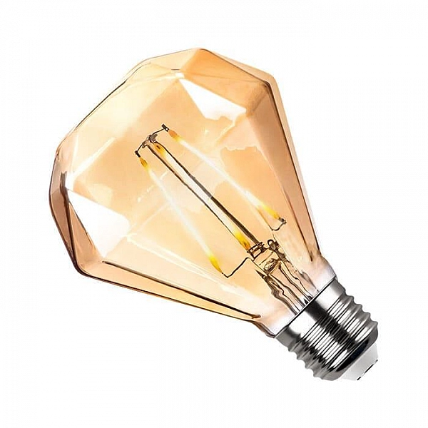 Лампа светодиодная REV Ritter Vintage Gold Бриллиант Filament 32450 8 колба E27 5W 2200K теплый свет