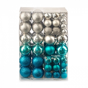 Набор елочных шаров Ausini HE20248-56SL 101 шт. Изображение - 1