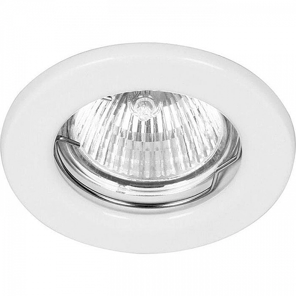 Светильник Feron DL10 15109 MR16 G5.3 12V D80 мм белый