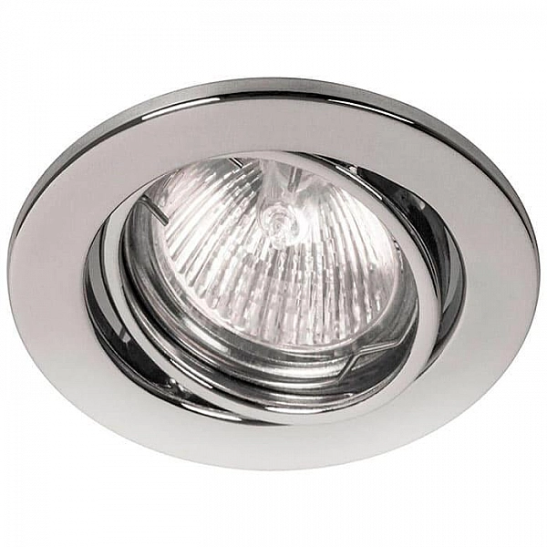 Светильник Feron DL11 15118 MR16 G5.3 12V D90 мм поворотный хром