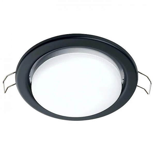 Светильник Feron DL53 41702 20W 230V GX53 D106 мм черный матовый без лампы