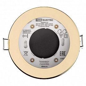 Светильник TDM Electric SQ0359-0112  СВ 01-09 GX53 IP54 золото. Изображение - 2