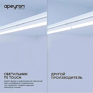 Светильник светодиодный Apeyron Electrics 30-08 Touch сенсор аналог Т5 18Вт 230В/50Гц 1530лм 6500К. Изображение - 3