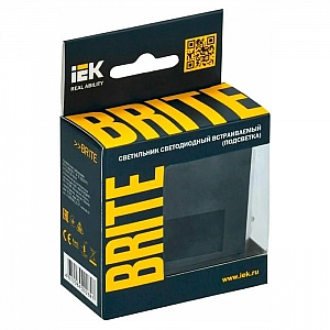 Подсветка встраиваемая IEK Brite BR-FL20-K02 черный. Изображение - 3