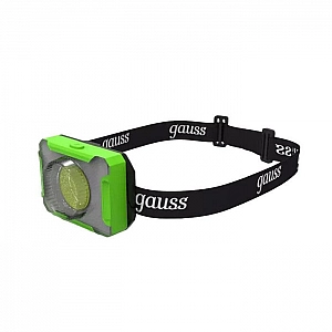 Фонарь налобный Gauss GFL305 3W 150lm 3*AAA LED